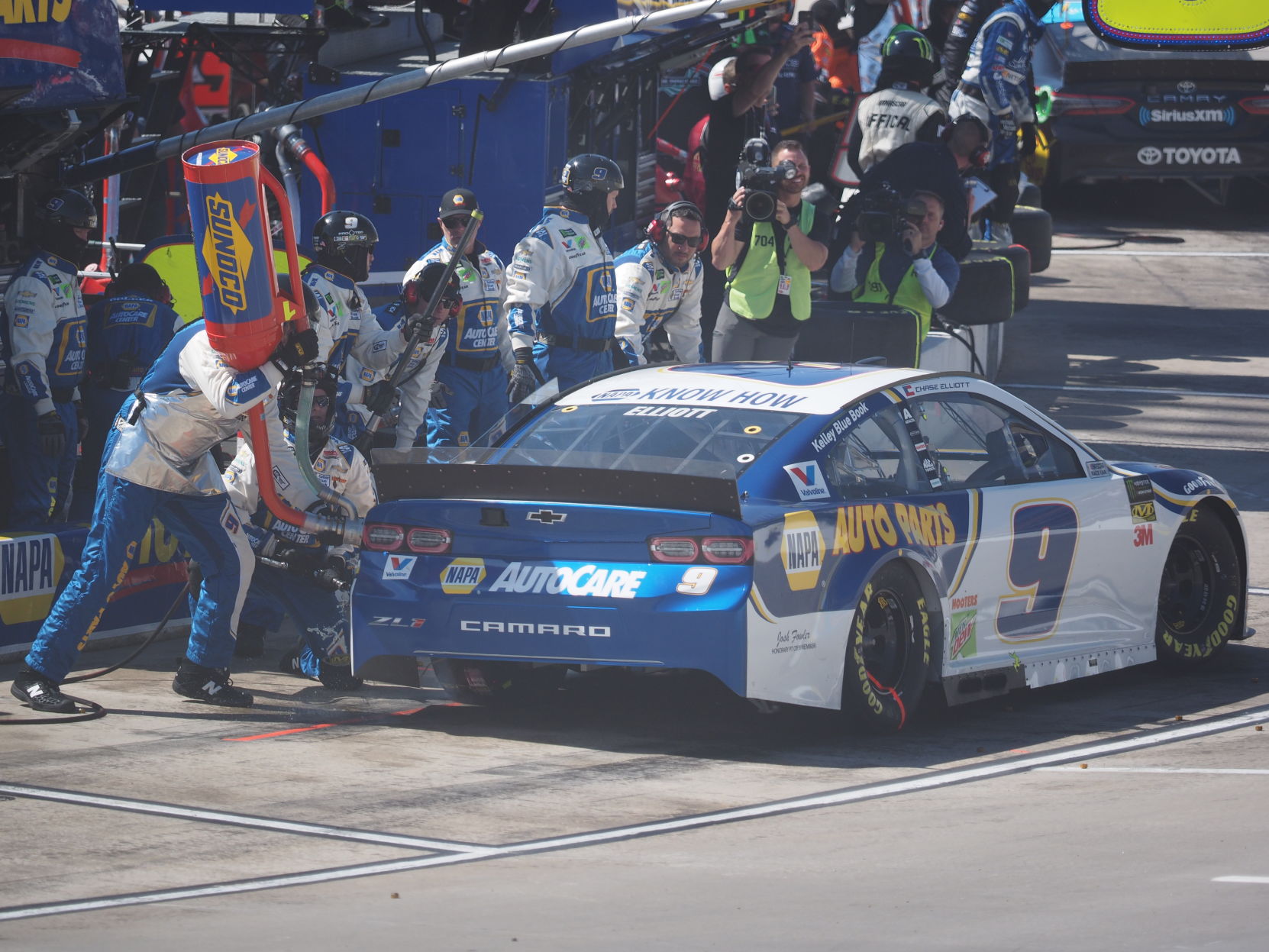 STP 500 Chase Elliiott on Pit Road